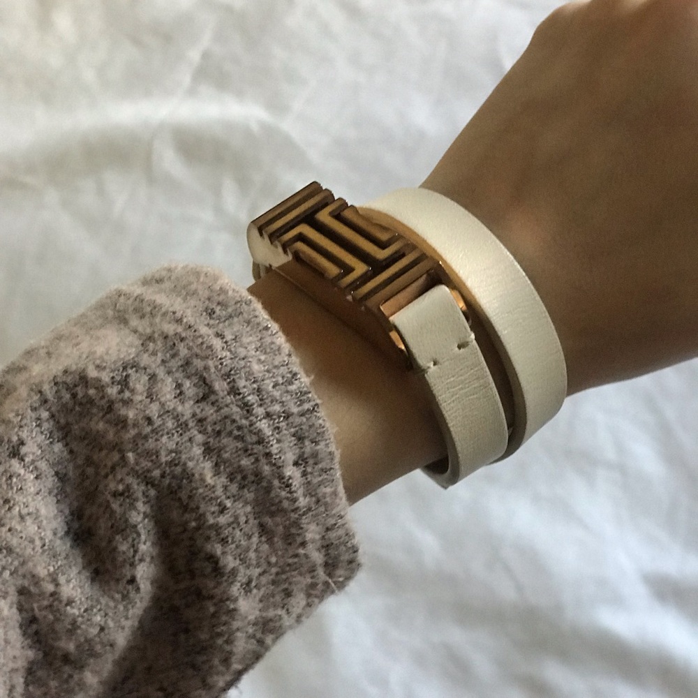 Tory Burch double wrap bracelet for Fit Bit